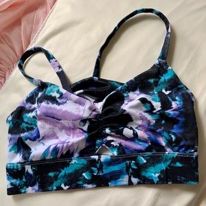 Fabletics tie dye sports bra
